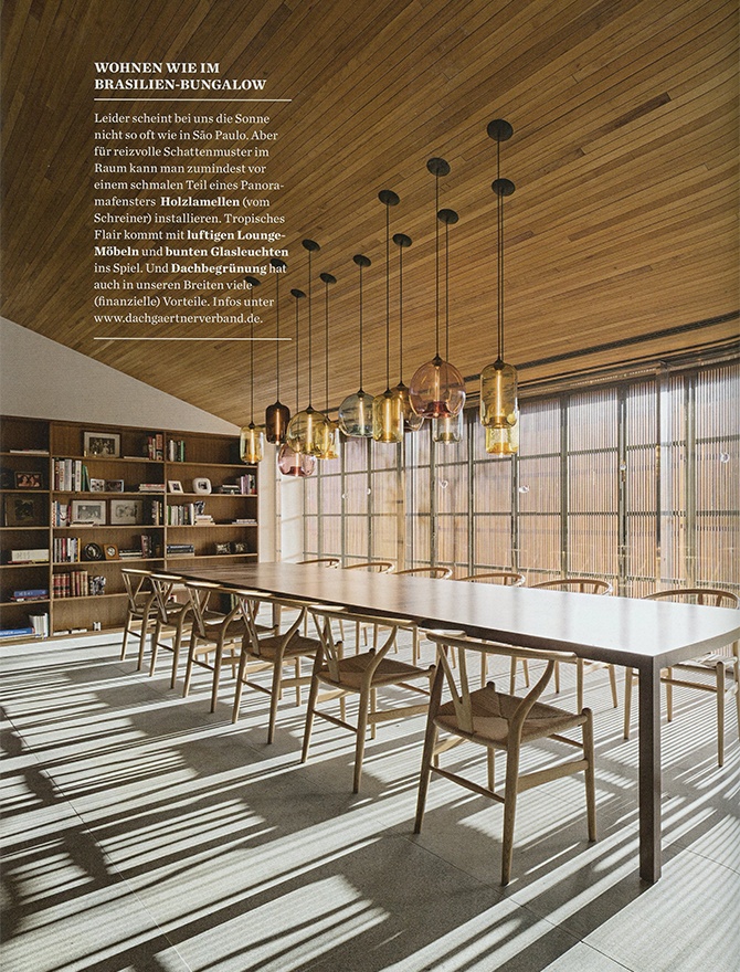 table modern lighting inside Elle Decoration magazine